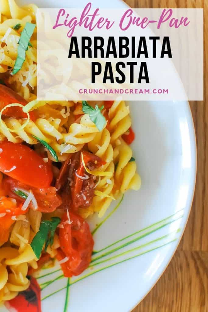 A quick and easy arrabiata using fresh tomatoes and red chilli peppers. It's all made in one pan for minimal washing up, and makes a perfect light summer dinner or filling lunch!
