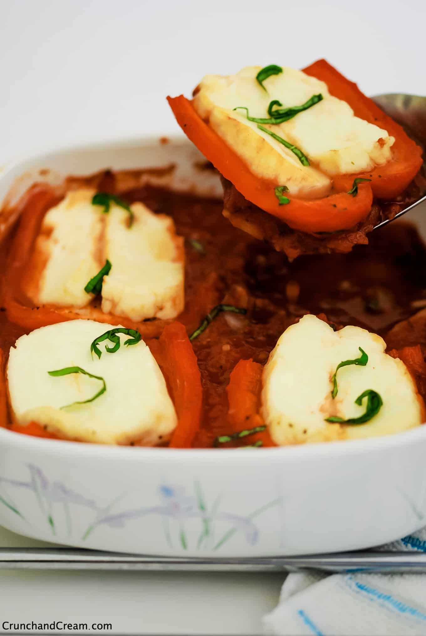 One-Pot Halloumi Bake - Crunch & Cream