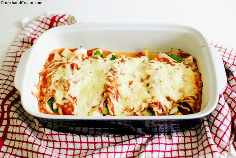 Quick Halloumi & Spinach Enchiladas - Crunch & Cream