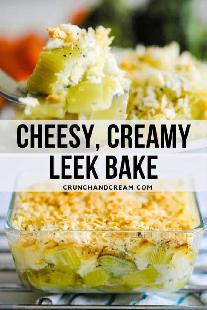 This creamy and comforting leek bake is the perfect Winter side dish. You can make it for Thanksgiving, Christmas (or just whenever you’re craving something rich and creamy!) - it’s a perfect alternative to cauliflower cheese or macaroni cheese! #leeksidedishrecipes #creamyleekrecipes #thankagivingsidedishrecipes #christmassidedishrecipes