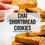 These rich, buttery chai-spiced shortbread cookies are light, flavourful and perfect for with a nice warm mug of milky tea! They’re simple, easy and customisable to suit your tastes!